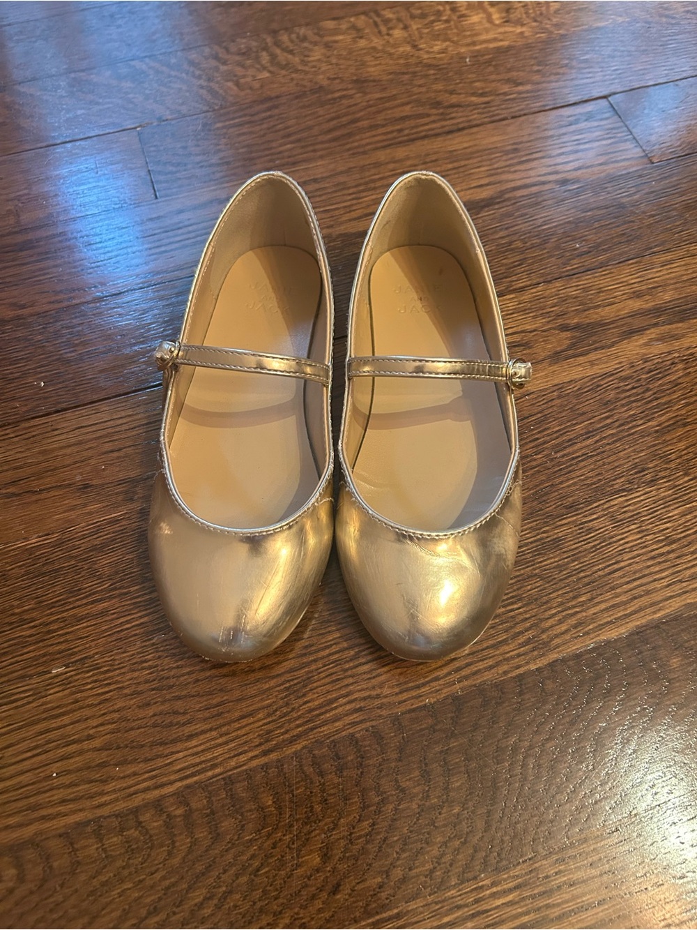Janie Jack gold flats